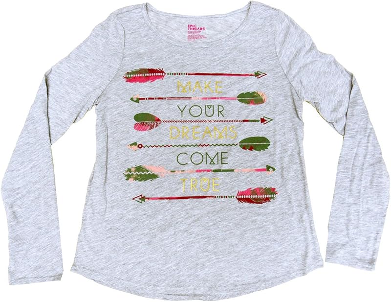 Epic Threads Graphic Print Long Sleeve T Shirt